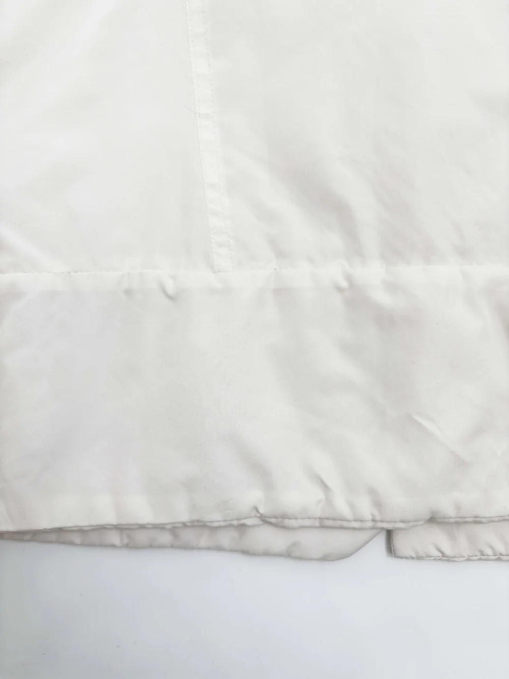 Helmut Lang 1997 ivory padded jacket — JAMES VELORIA